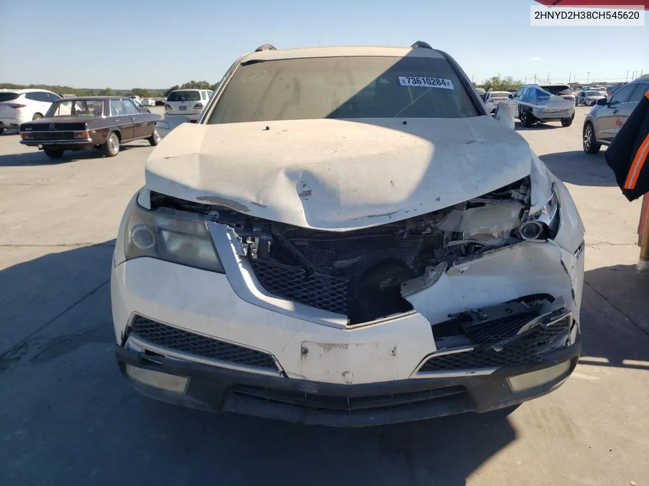 2012 Acura Mdx Technology VIN: 2HNYD2H38CH545620 Lot: 73610284