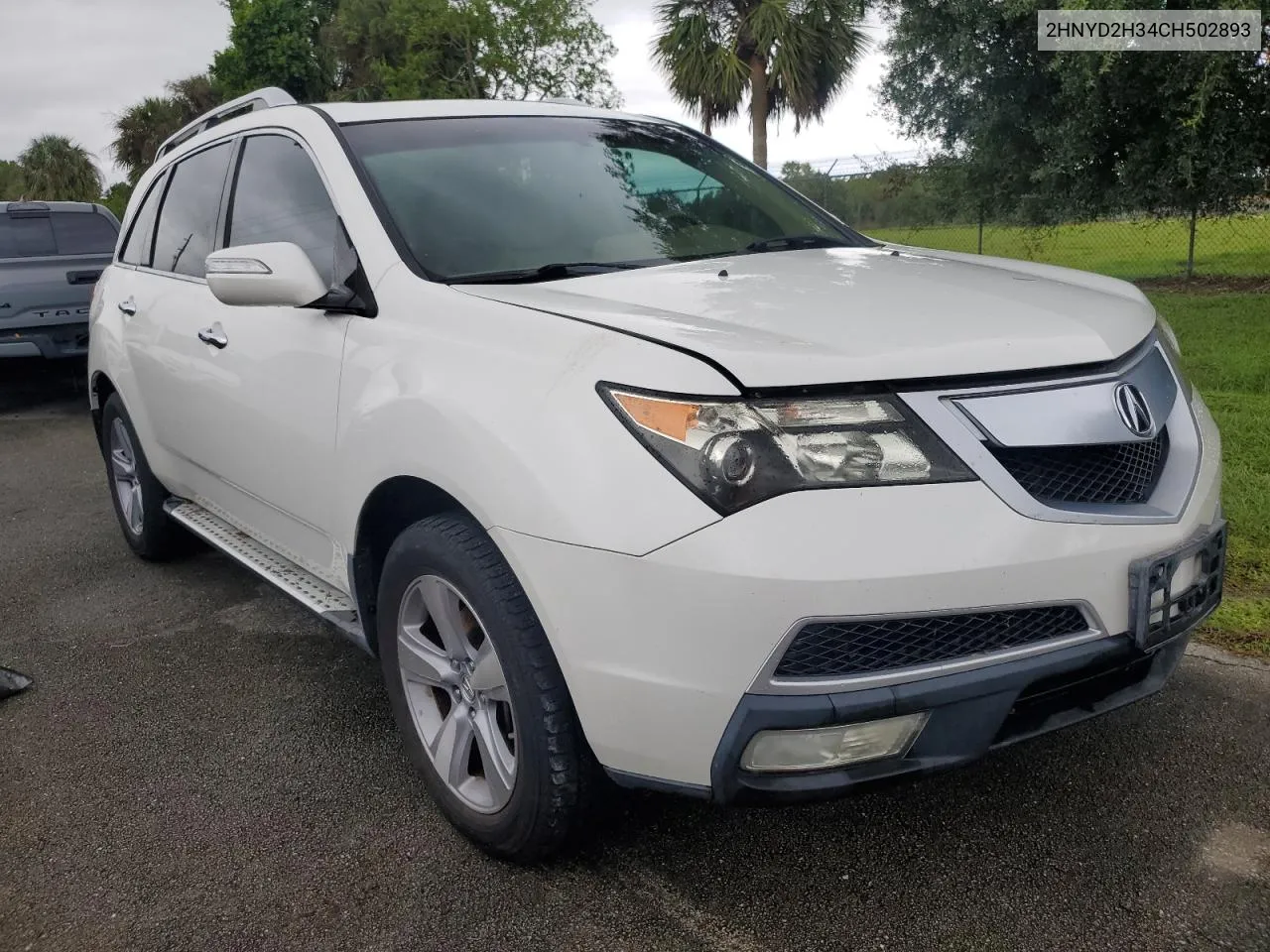 2012 Acura Mdx Technology VIN: 2HNYD2H34CH502893 Lot: 74115394