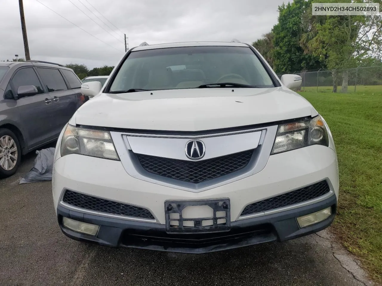 2012 Acura Mdx Technology VIN: 2HNYD2H34CH502893 Lot: 74115394