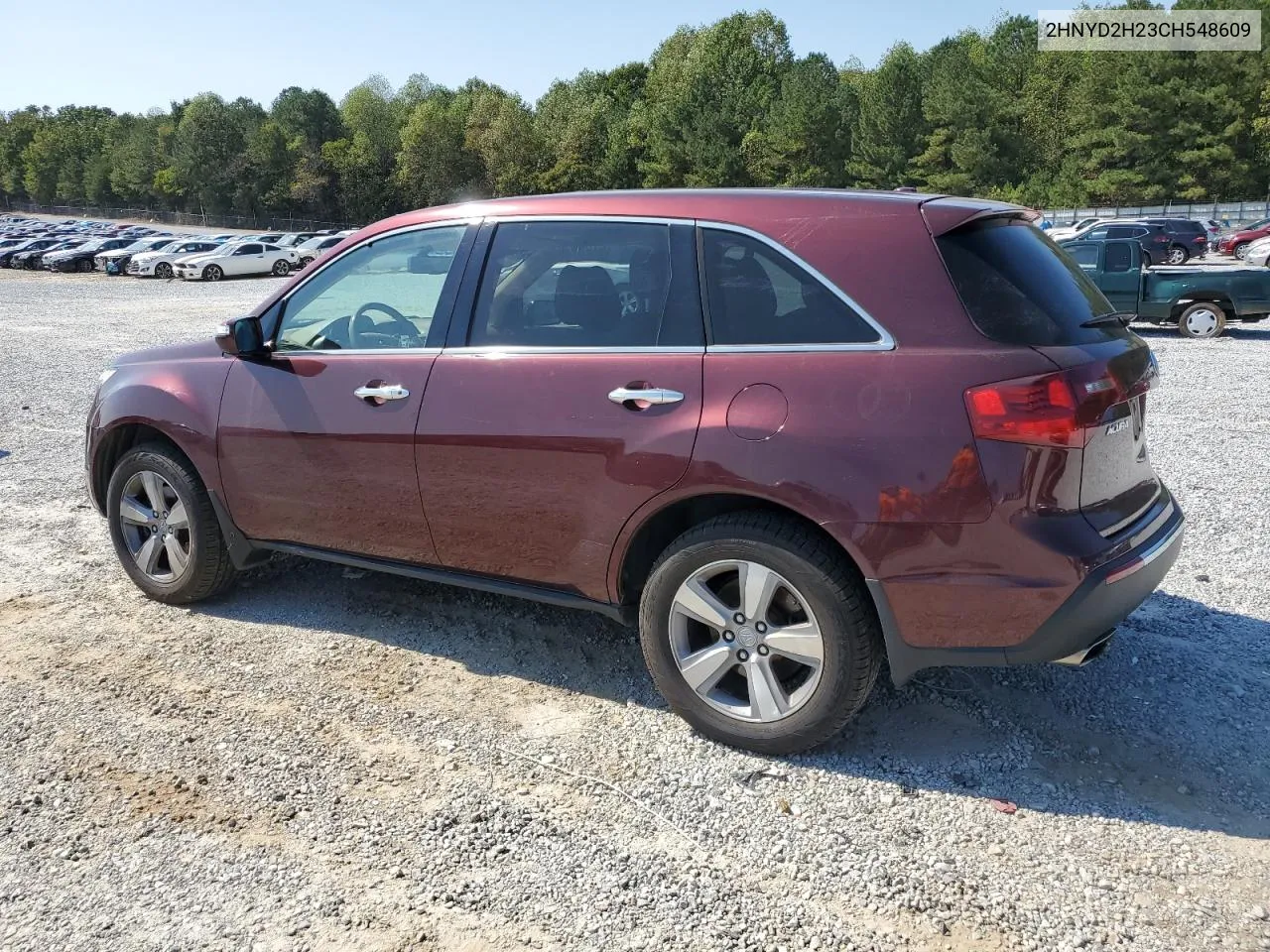 2012 Acura Mdx VIN: 2HNYD2H23CH548609 Lot: 74812704