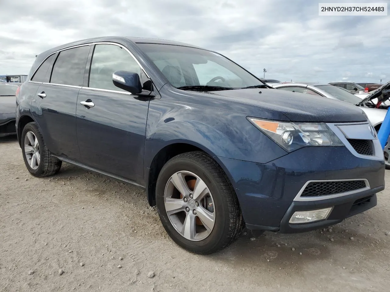 2012 Acura Mdx Technology VIN: 2HNYD2H37CH524483 Lot: 75071244