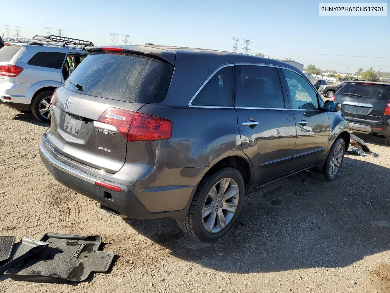 2012 Acura Mdx Advance VIN: 2HNYD2H65CH517901 Lot: 75177634