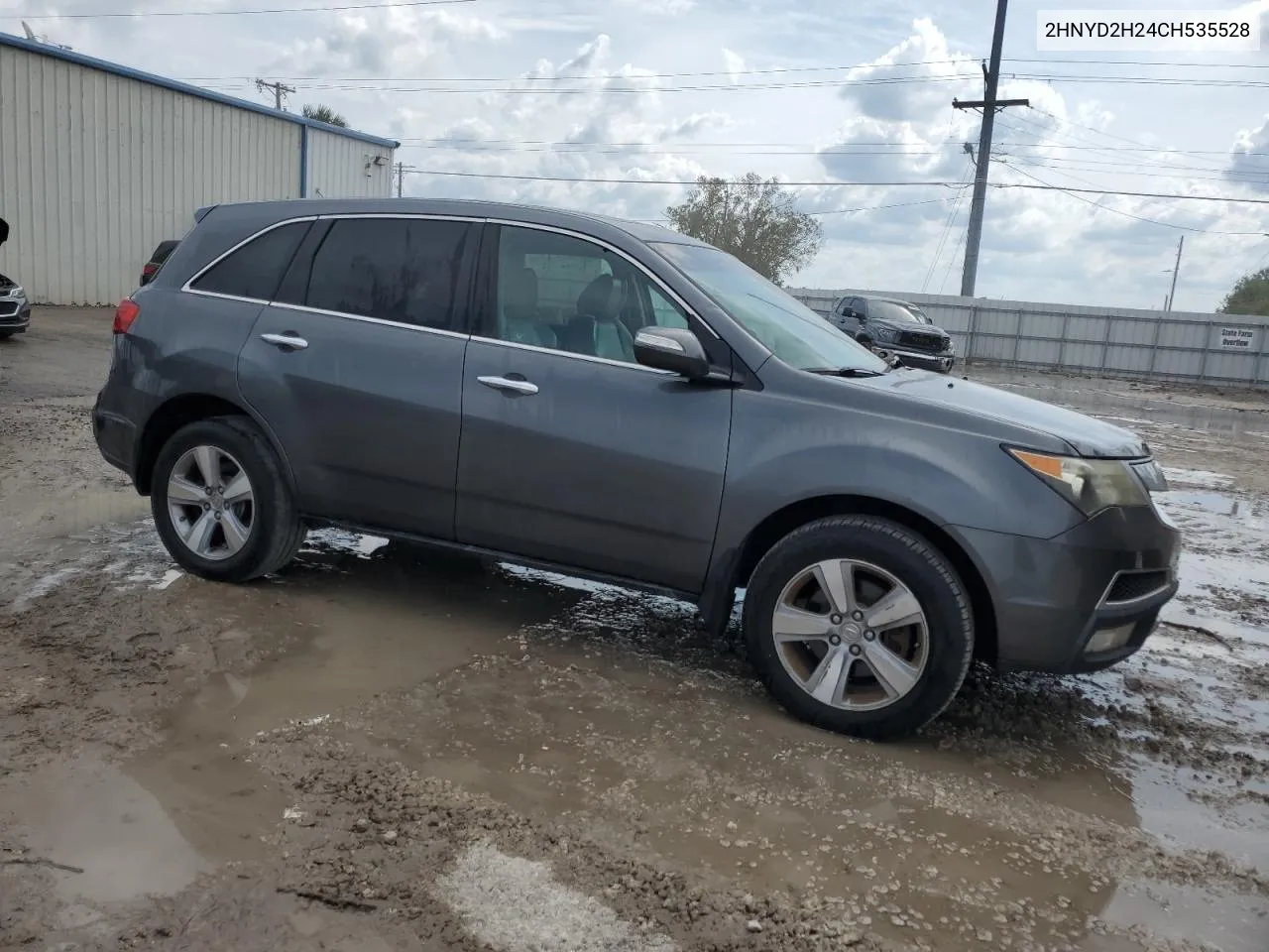 2012 Acura Mdx VIN: 2HNYD2H24CH535528 Lot: 75427964