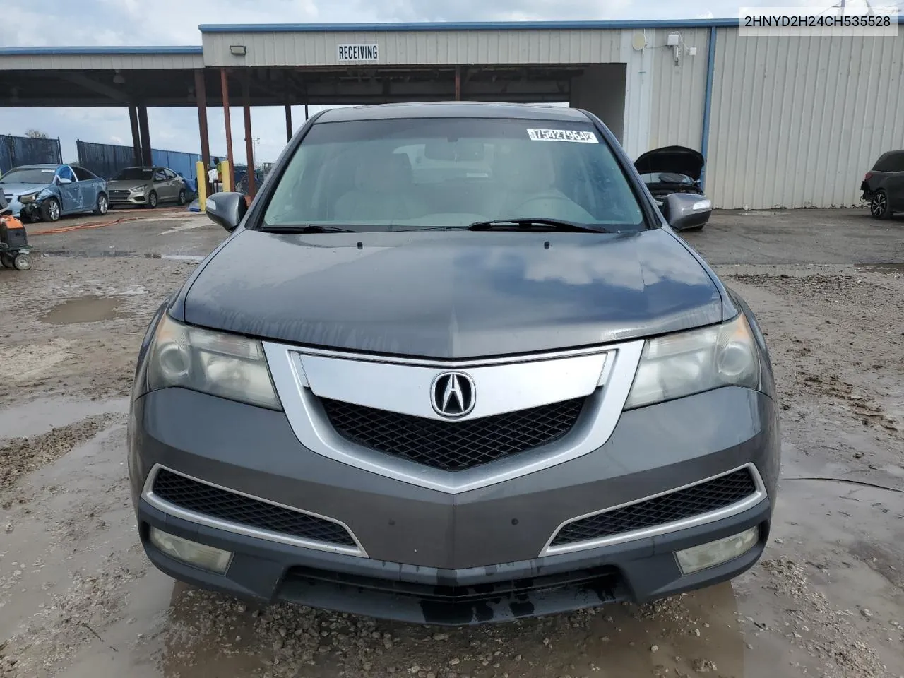 2012 Acura Mdx VIN: 2HNYD2H24CH535528 Lot: 75427964