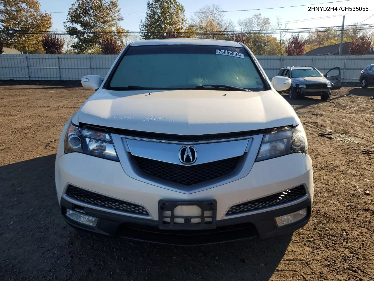 2012 Acura Mdx Technology VIN: 2HNYD2H47CH535055 Lot: 75609004