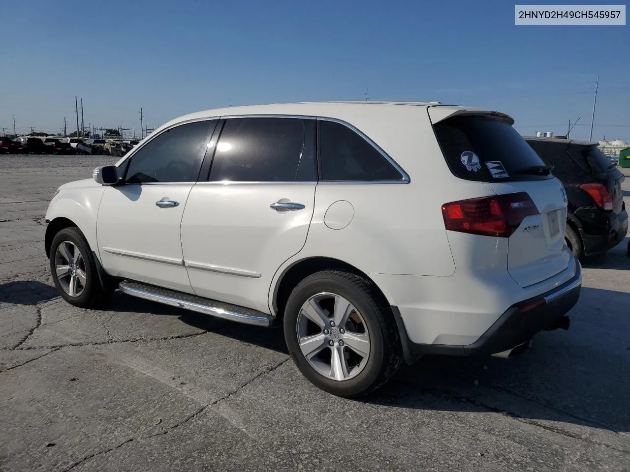 2012 Acura Mdx Technology VIN: 2HNYD2H49CH545957 Lot: 75914784