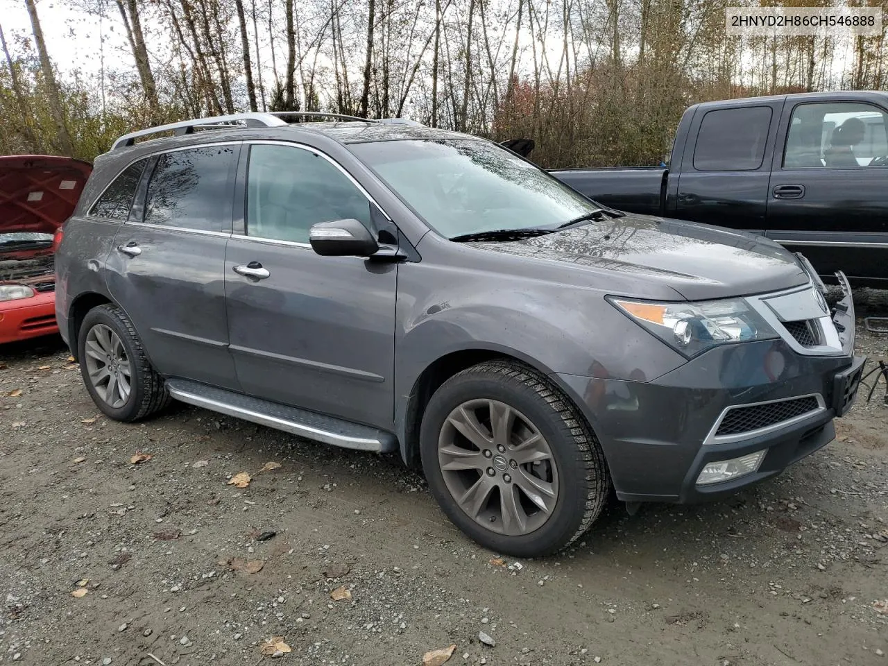 2012 Acura Mdx Advance VIN: 2HNYD2H86CH546888 Lot: 75966914