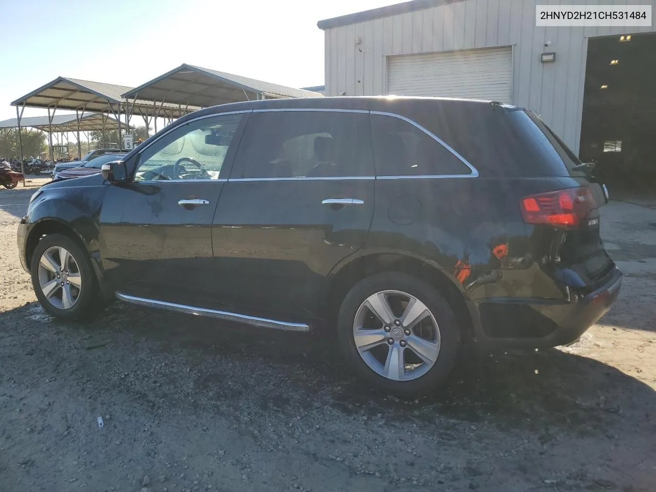 2012 Acura Mdx VIN: 2HNYD2H21CH531484 Lot: 76010434