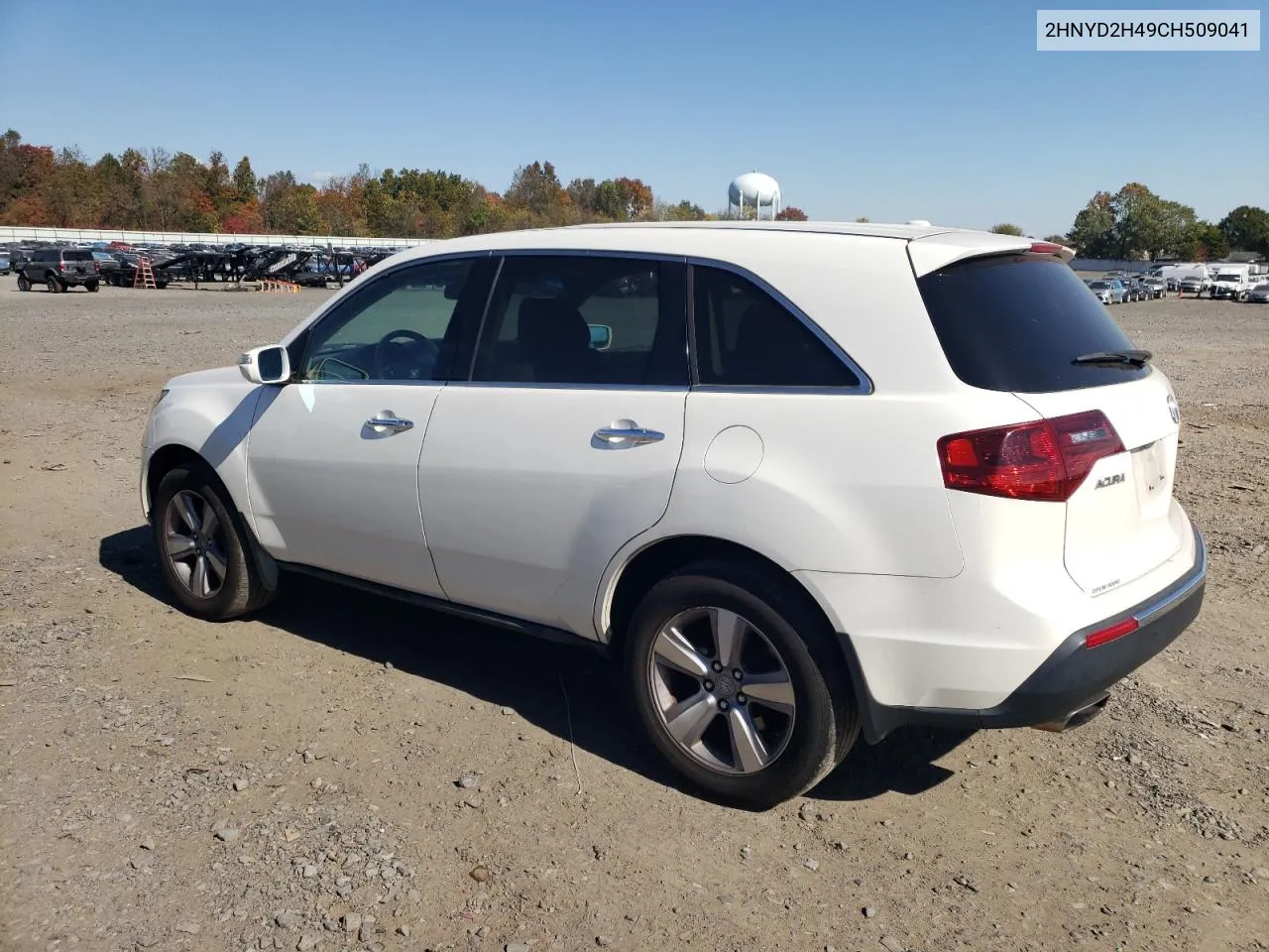 2012 Acura Mdx Technology VIN: 2HNYD2H49CH509041 Lot: 76138664