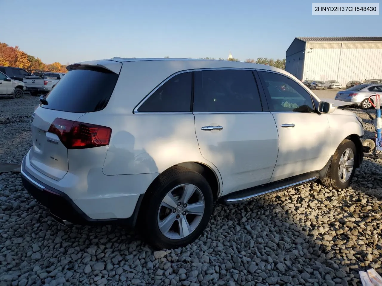 2012 Acura Mdx Technology VIN: 2HNYD2H37CH548430 Lot: 76164054