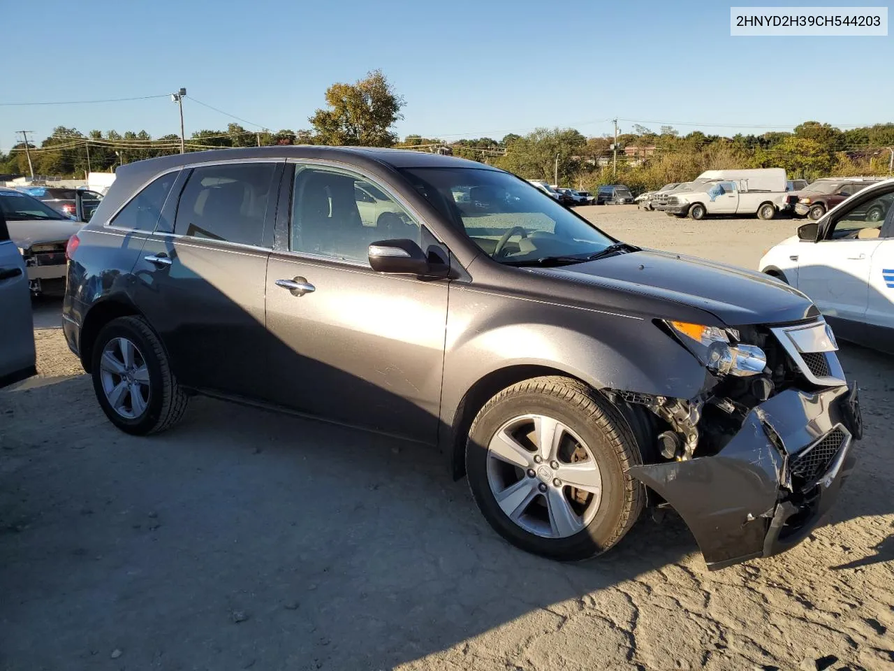 2012 Acura Mdx Technology VIN: 2HNYD2H39CH544203 Lot: 76693394