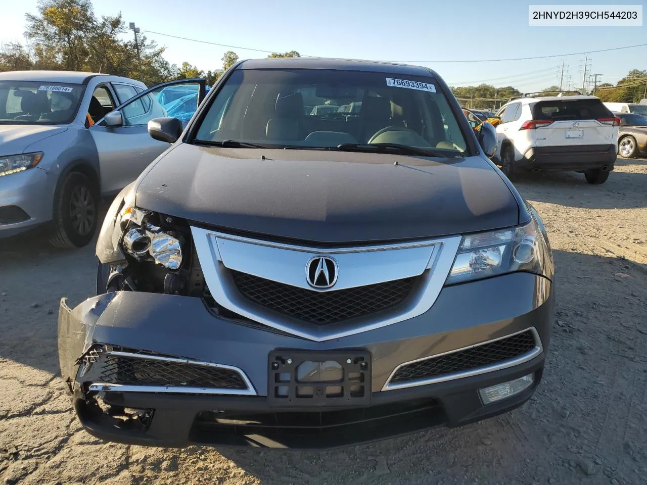 2012 Acura Mdx Technology VIN: 2HNYD2H39CH544203 Lot: 76693394