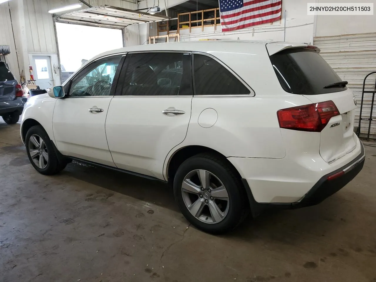 2012 Acura Mdx VIN: 2HNYD2H20CH511503 Lot: 77150284