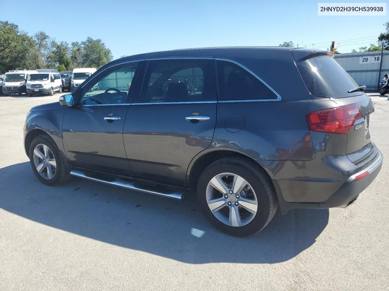 2012 Acura Mdx Technology VIN: 2HNYD2H39CH539938 Lot: 77778434