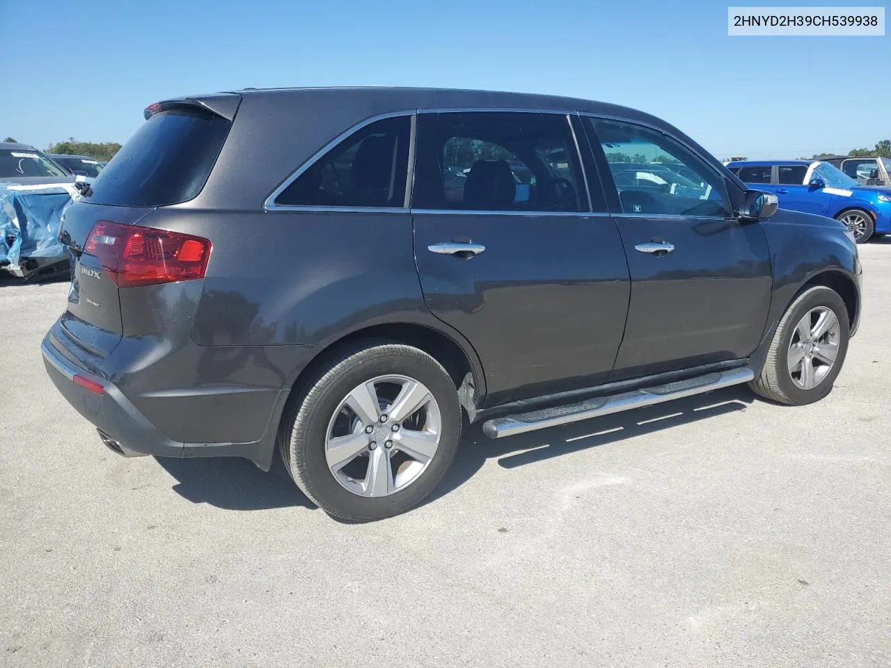 2012 Acura Mdx Technology VIN: 2HNYD2H39CH539938 Lot: 77778434