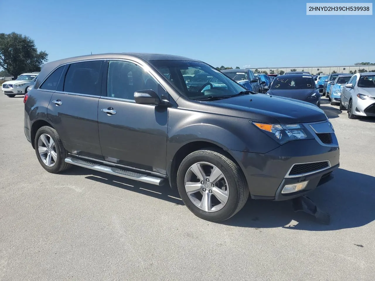 2012 Acura Mdx Technology VIN: 2HNYD2H39CH539938 Lot: 77778434