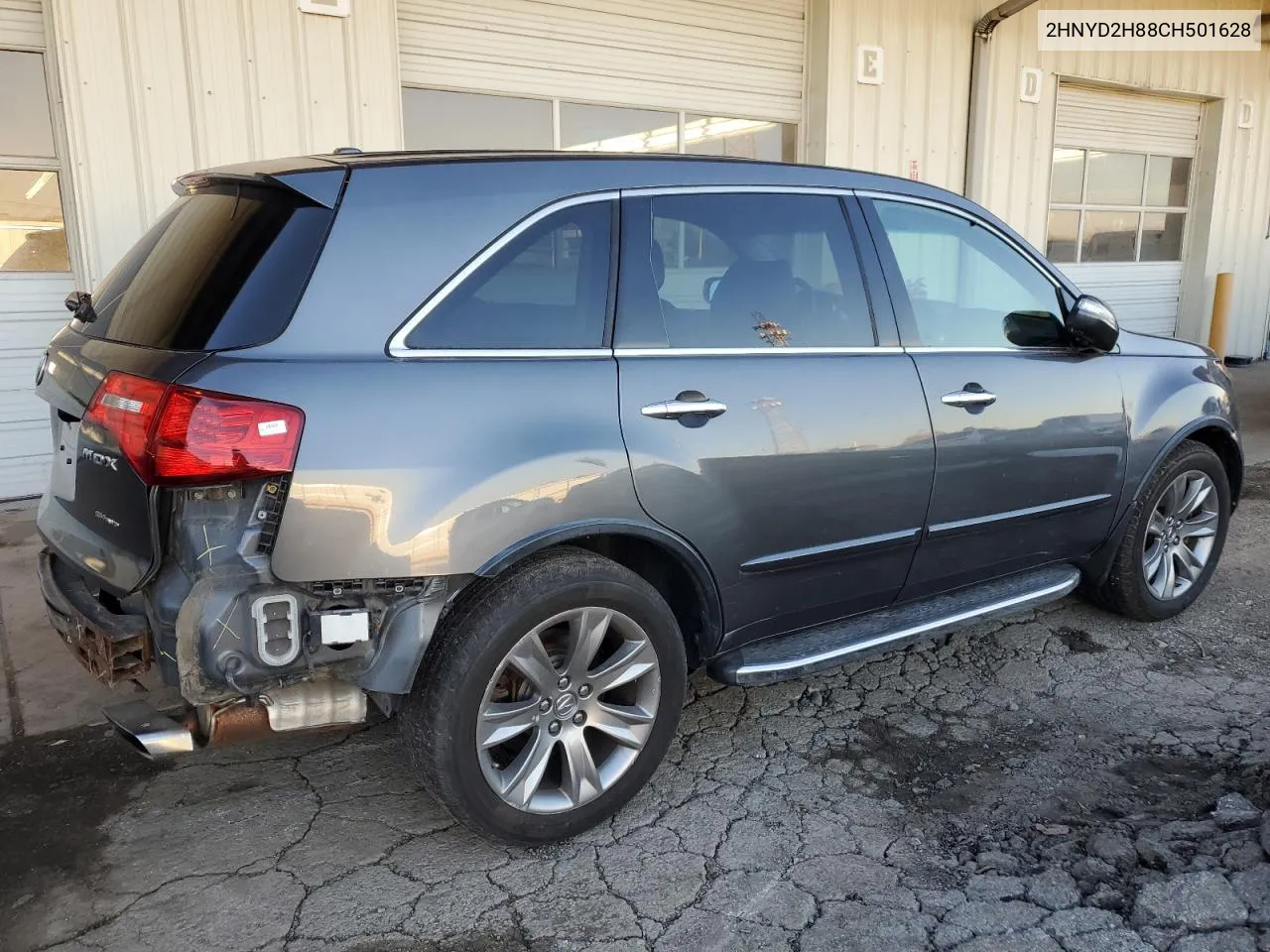 2012 Acura Mdx Advance VIN: 2HNYD2H88CH501628 Lot: 78049464