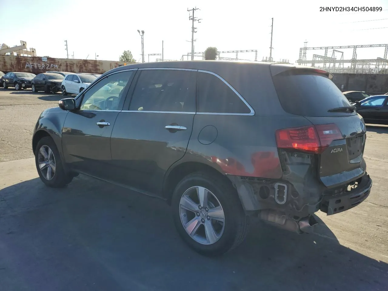 2012 Acura Mdx Technology VIN: 2HNYD2H34CH504899 Lot: 78455434