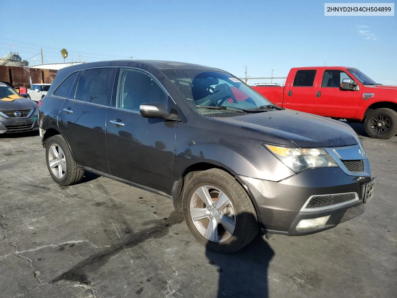 2012 Acura Mdx Technology VIN: 2HNYD2H34CH504899 Lot: 78455434