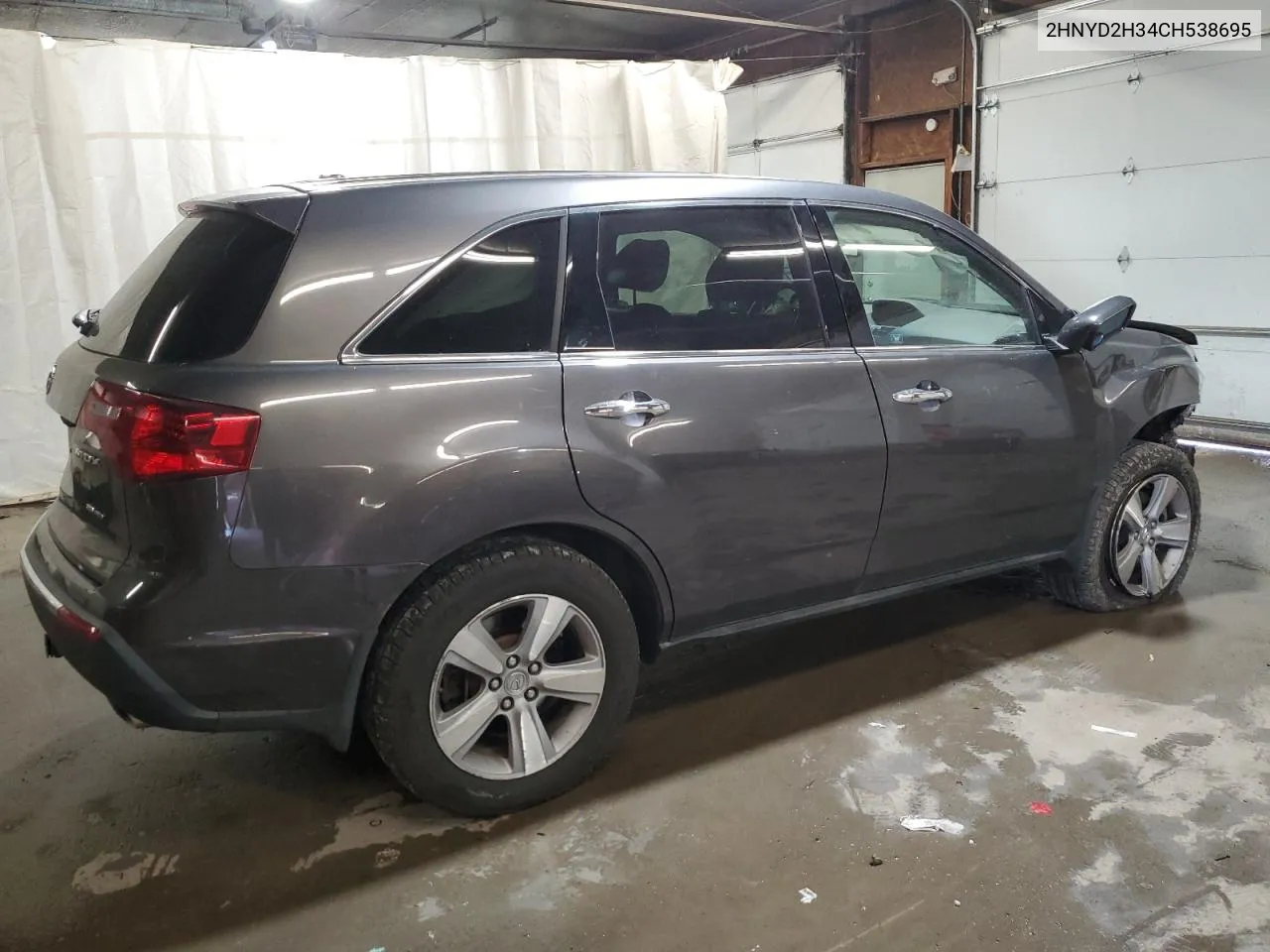 2012 Acura Mdx Technology VIN: 2HNYD2H34CH538695 Lot: 78671474