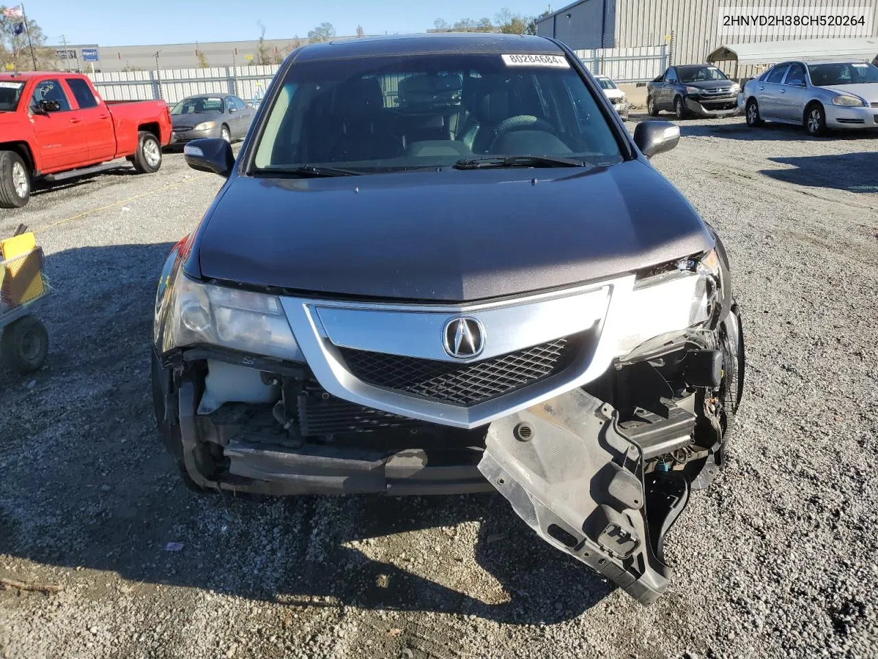 2012 Acura Mdx Technology VIN: 2HNYD2H38CH520264 Lot: 80284684