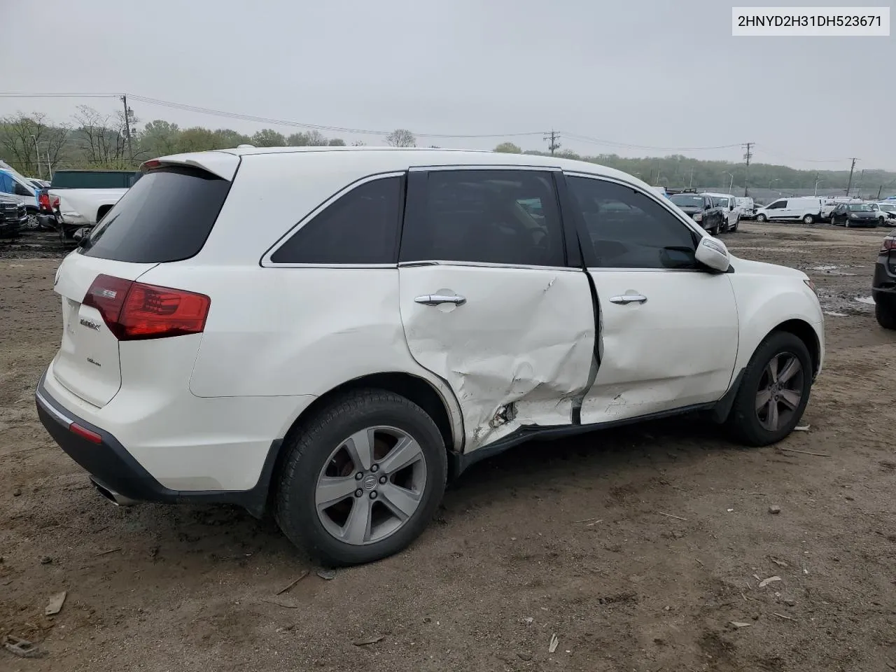 2013 Acura Mdx Technology VIN: 2HNYD2H31DH523671 Lot: 51364934