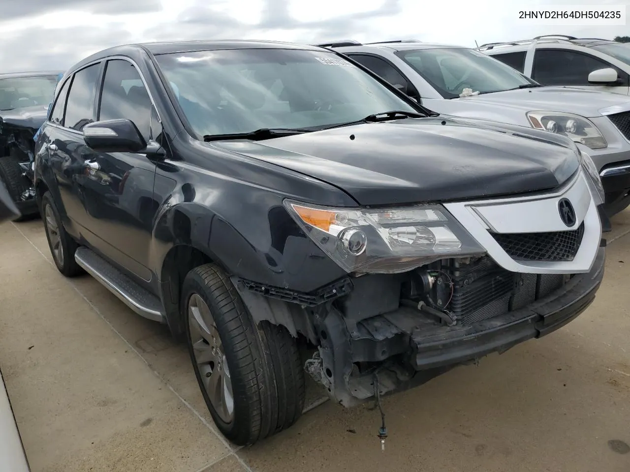 2013 Acura Mdx Advance VIN: 2HNYD2H64DH504235 Lot: 55417574