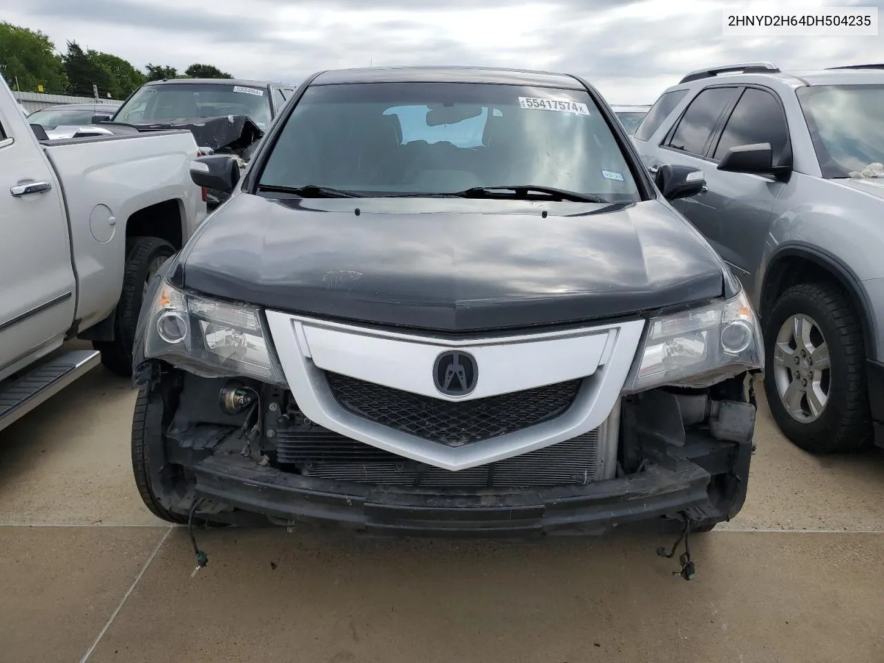 2013 Acura Mdx Advance VIN: 2HNYD2H64DH504235 Lot: 55417574