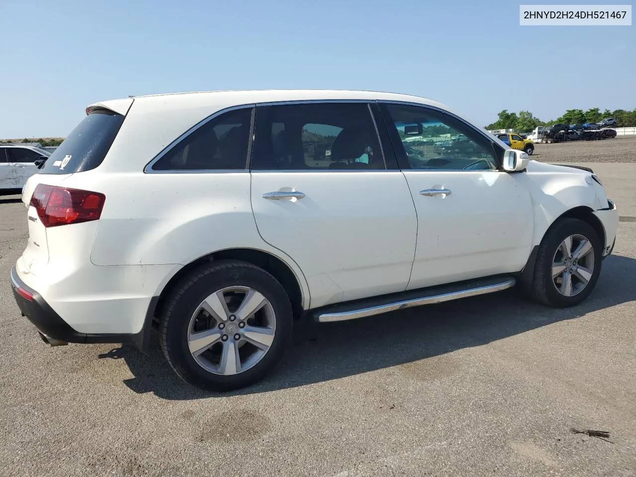 2013 Acura Mdx VIN: 2HNYD2H24DH521467 Lot: 58436544