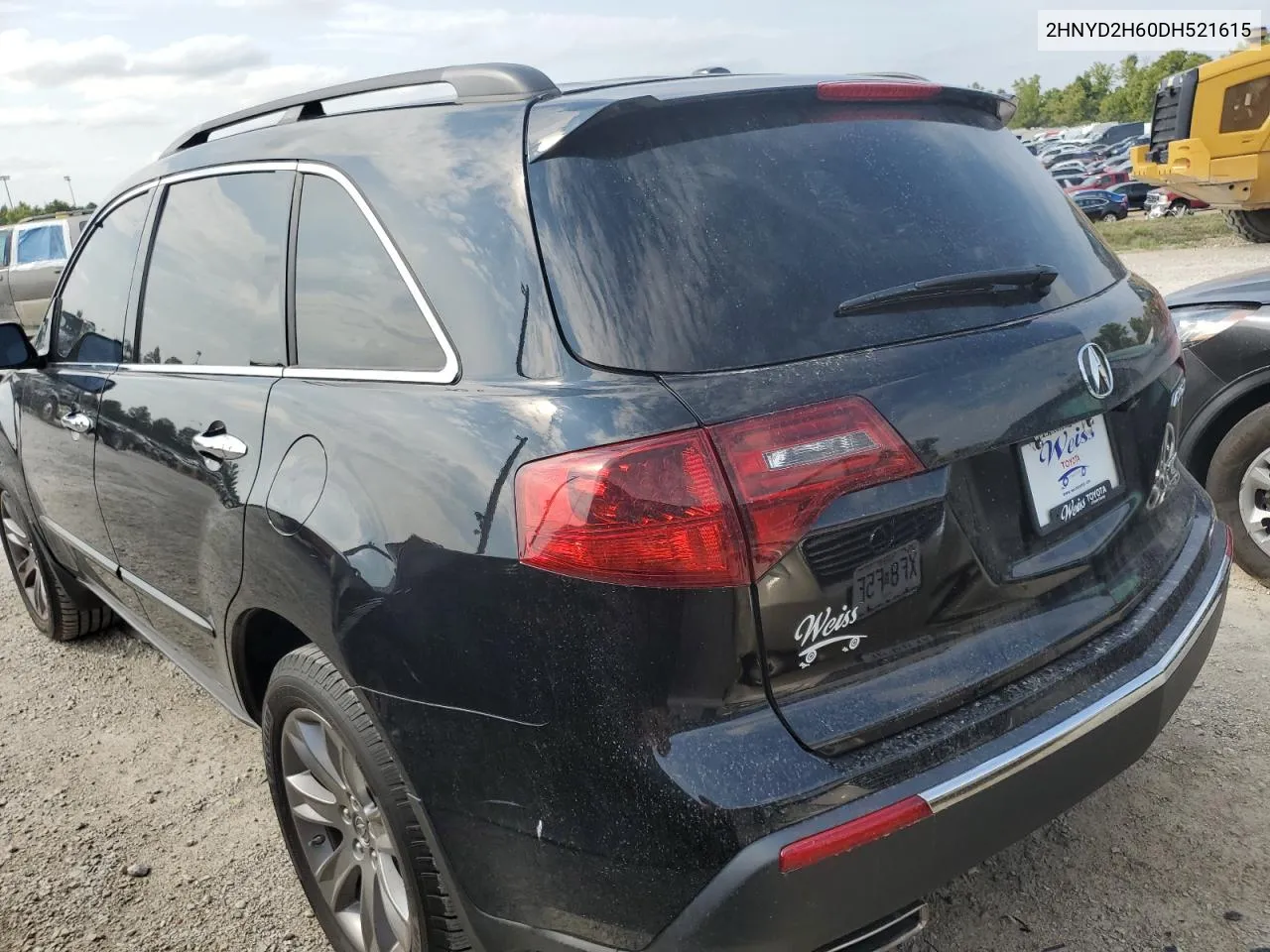 2013 Acura Mdx Advance VIN: 2HNYD2H60DH521615 Lot: 66623033