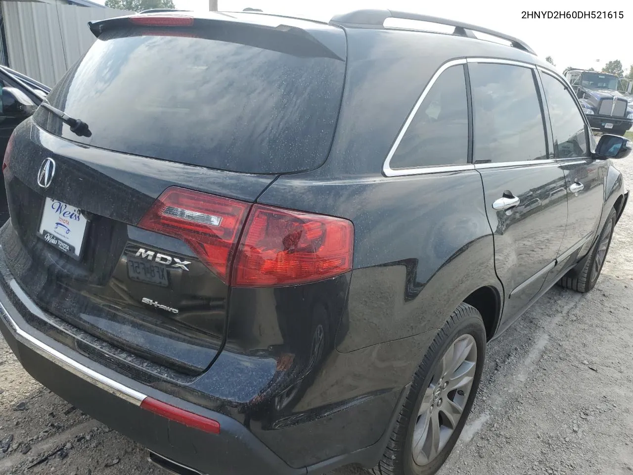 2013 Acura Mdx Advance VIN: 2HNYD2H60DH521615 Lot: 66623033