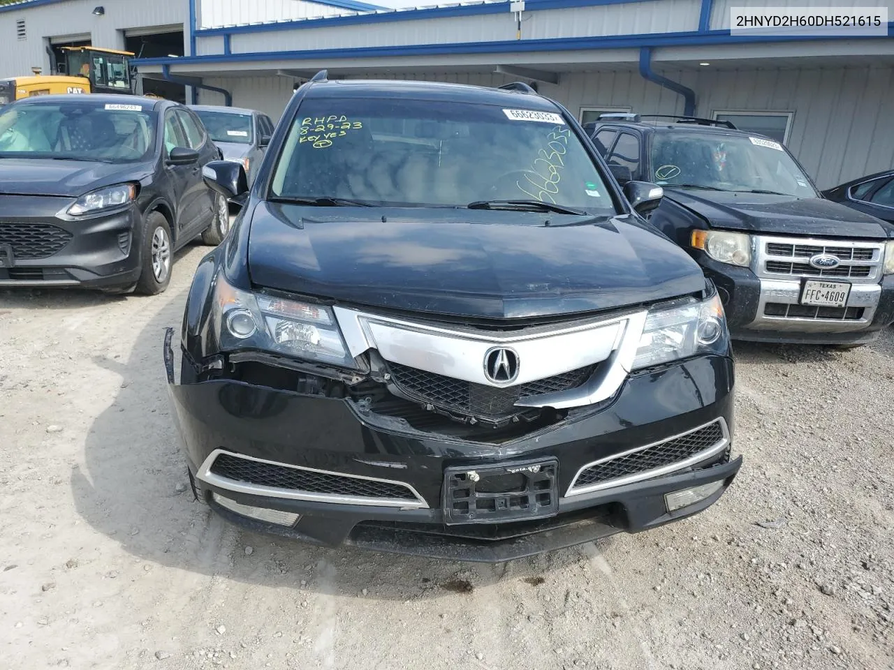 2013 Acura Mdx Advance VIN: 2HNYD2H60DH521615 Lot: 66623033