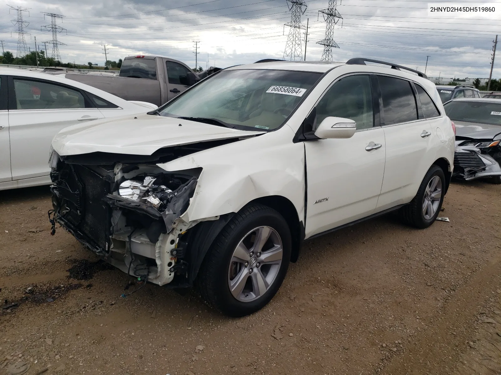 2013 Acura Mdx Technology VIN: 2HNYD2H45DH519860 Lot: 66858064