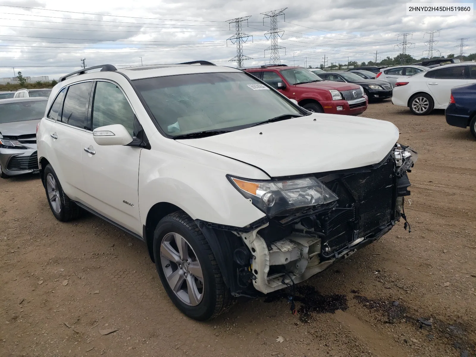 2013 Acura Mdx Technology VIN: 2HNYD2H45DH519860 Lot: 66858064