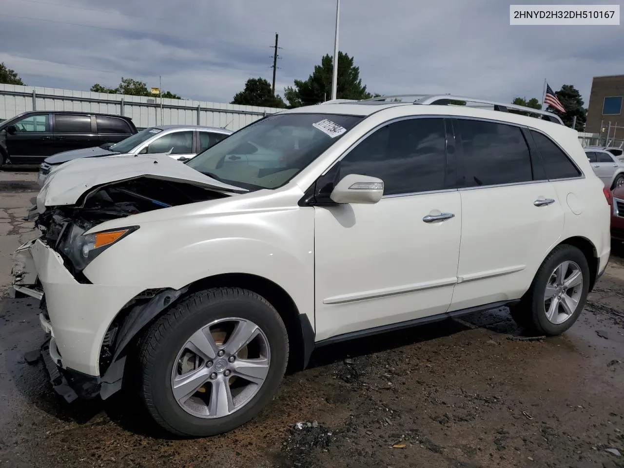 2013 Acura Mdx Technology VIN: 2HNYD2H32DH510167 Lot: 67137594