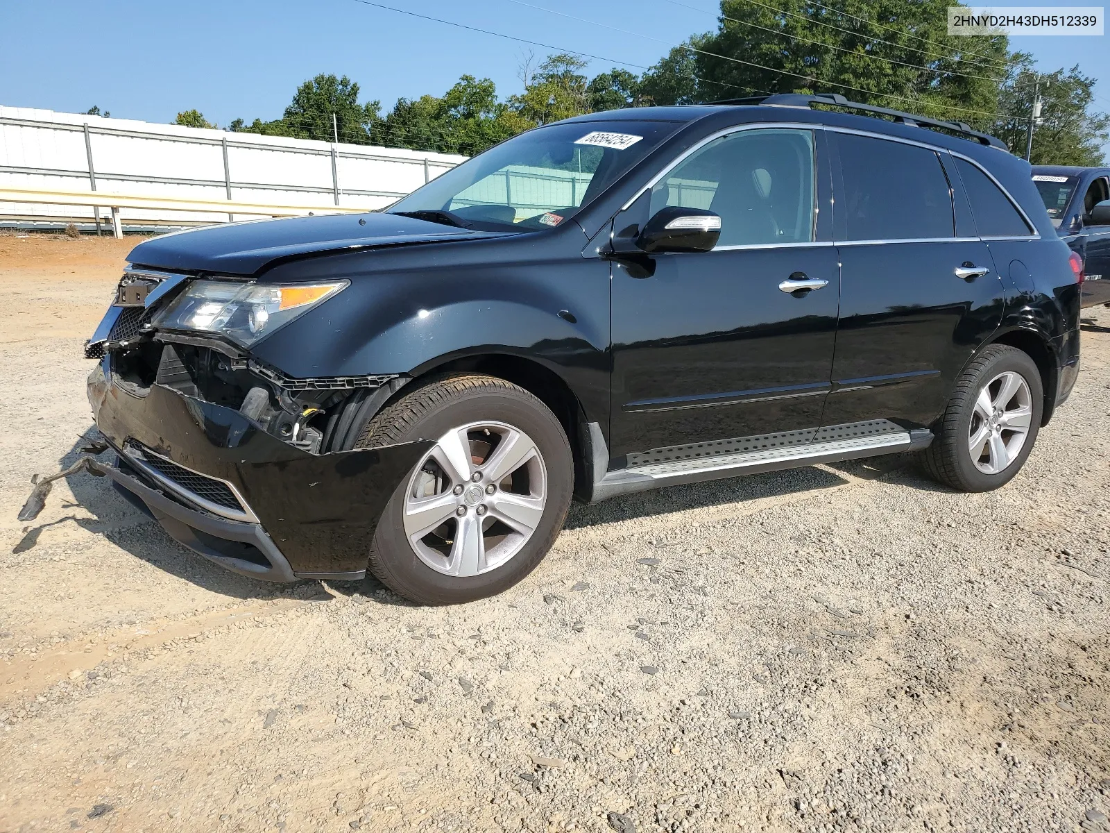 2013 Acura Mdx Technology VIN: 2HNYD2H43DH512339 Lot: 68564254