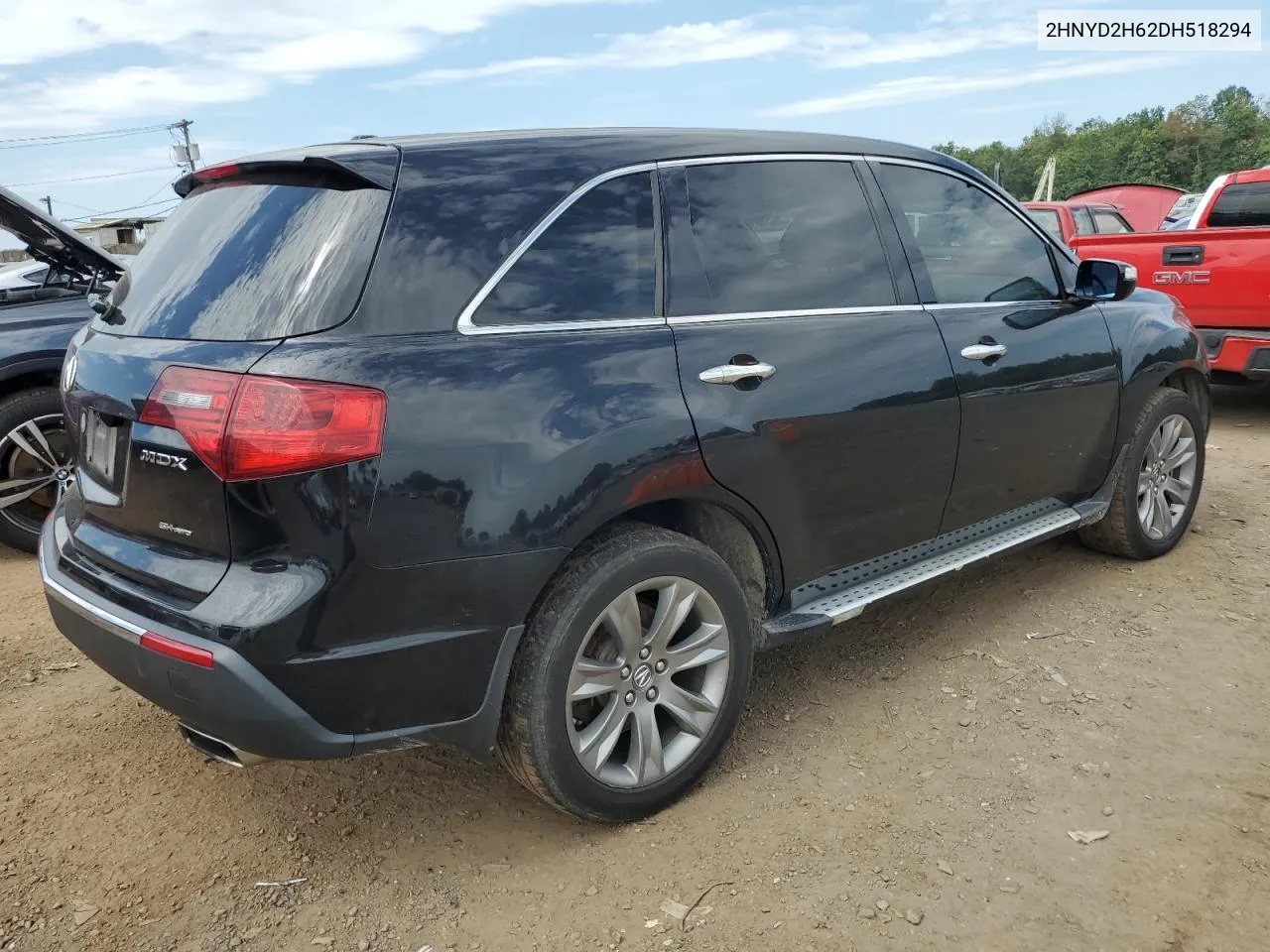 2013 Acura Mdx Advance VIN: 2HNYD2H62DH518294 Lot: 69290924