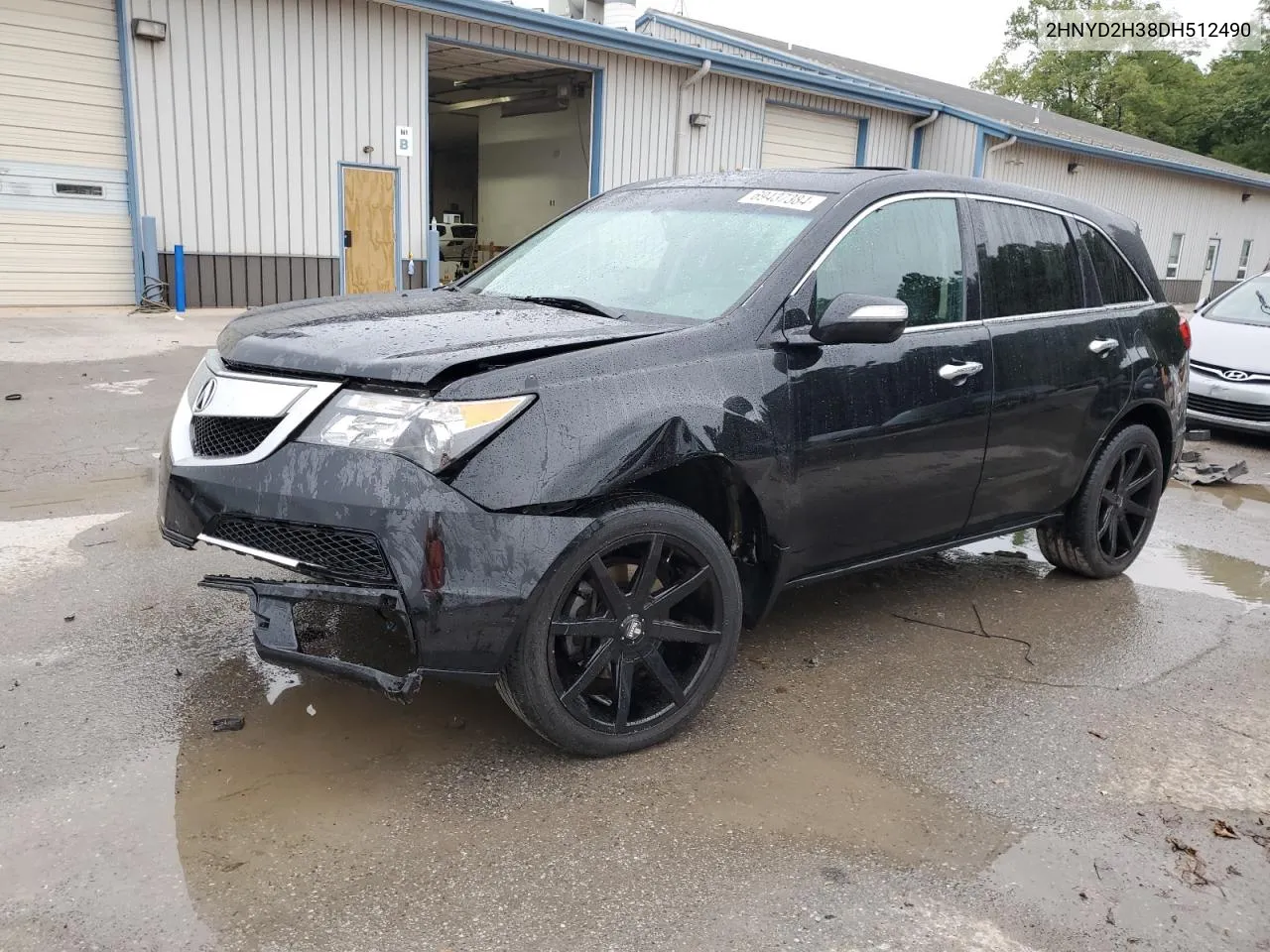 2HNYD2H38DH512490 2013 Acura Mdx Technology