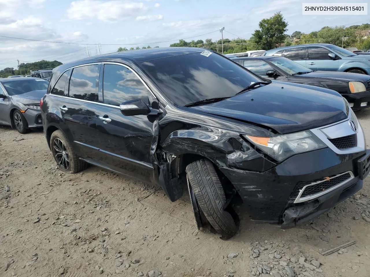 2013 Acura Mdx Technology VIN: 2HNYD2H39DH515401 Lot: 70277574