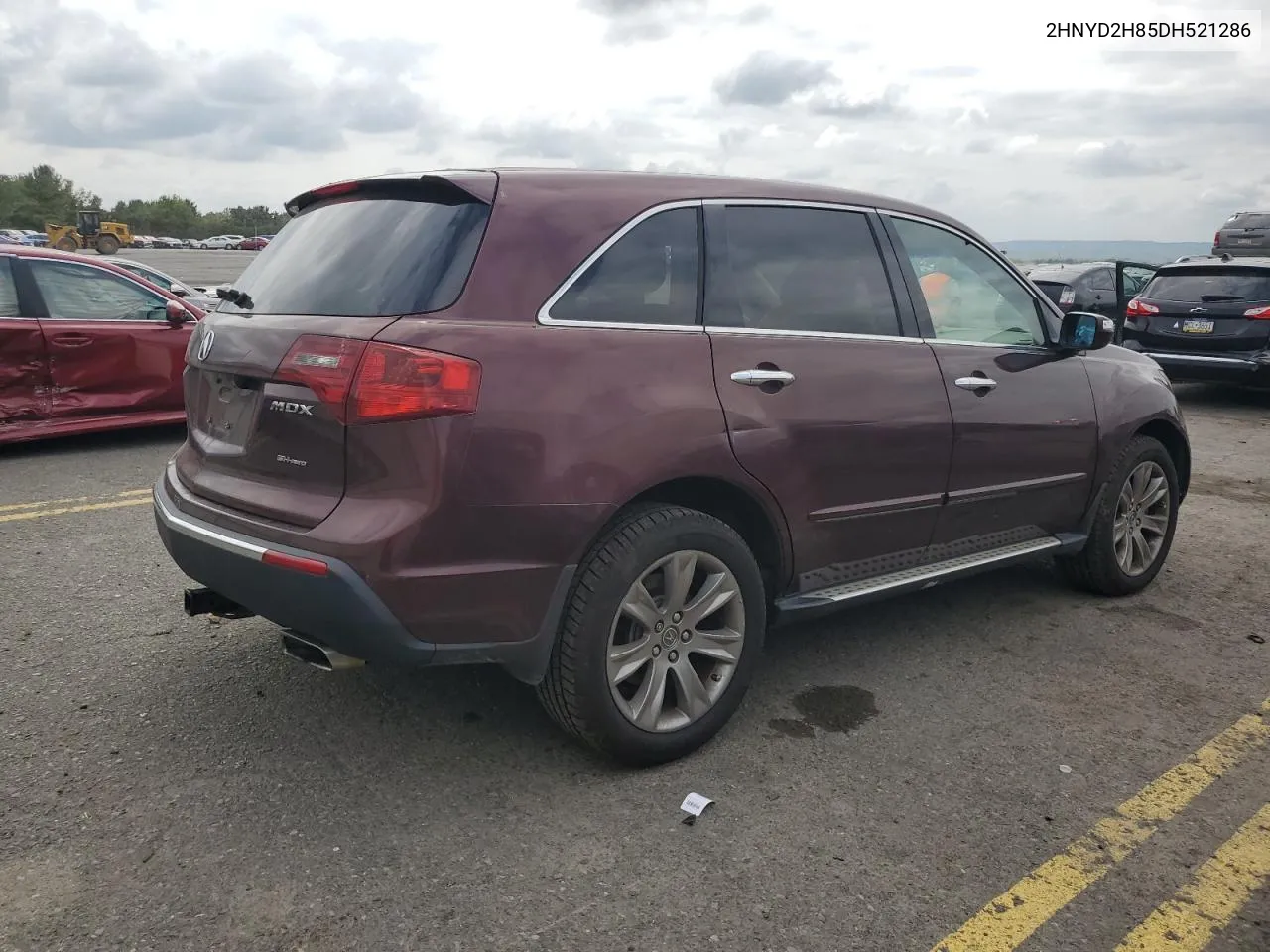 2013 Acura Mdx Advance VIN: 2HNYD2H85DH521286 Lot: 71363954