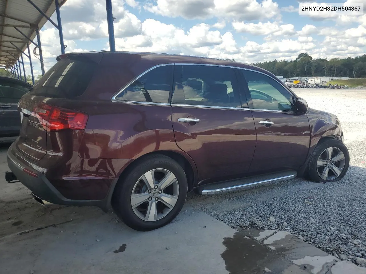 2013 Acura Mdx Technology VIN: 2HNYD2H32DH504367 Lot: 72154414