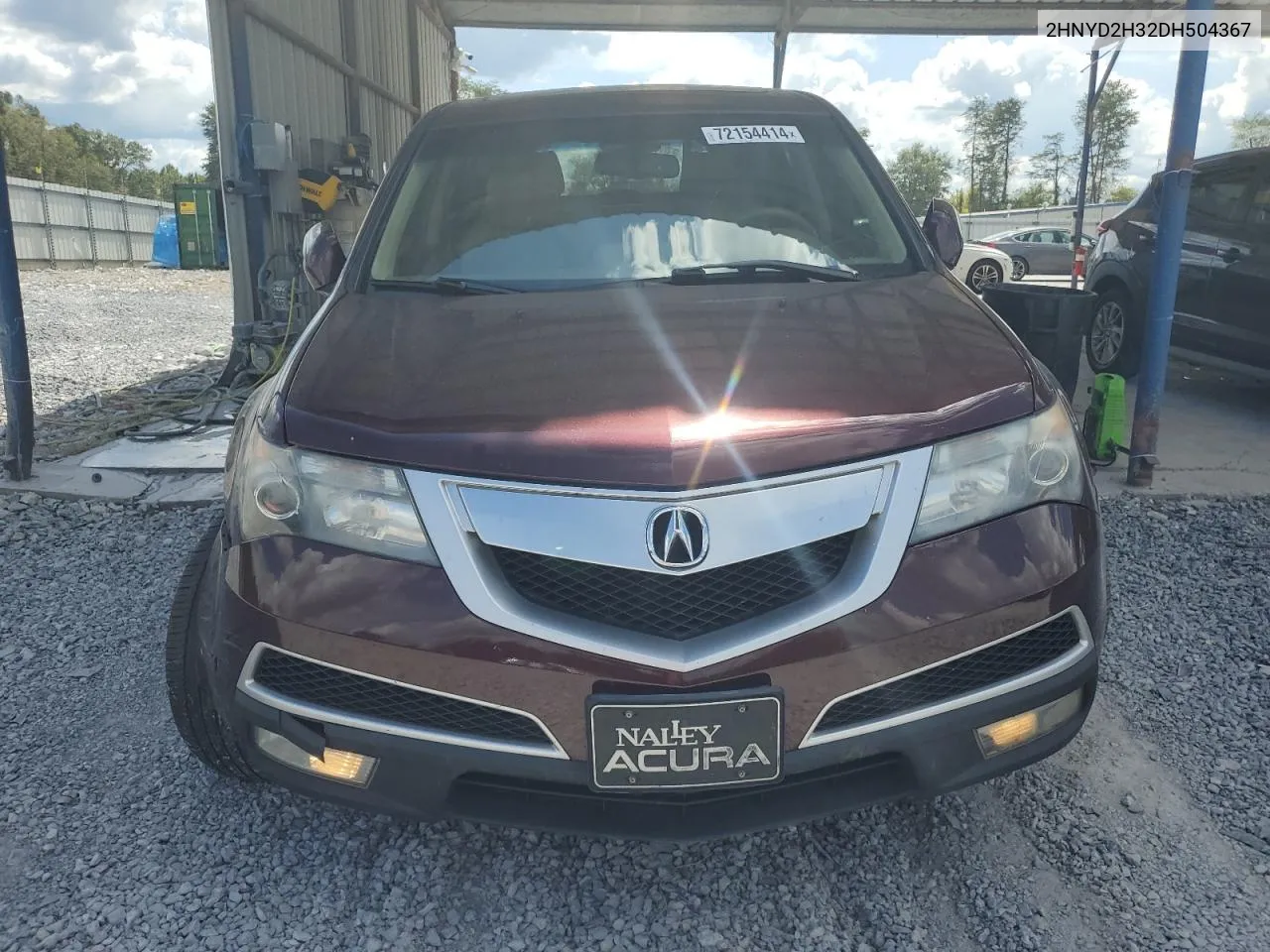 2013 Acura Mdx Technology VIN: 2HNYD2H32DH504367 Lot: 72154414