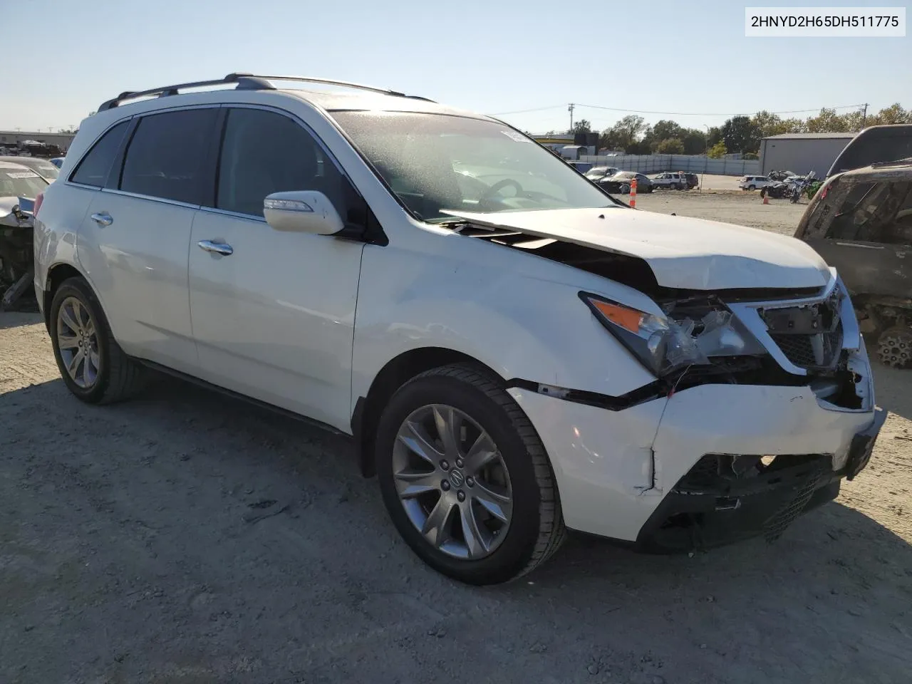 2013 Acura Mdx Advance VIN: 2HNYD2H65DH511775 Lot: 74055194