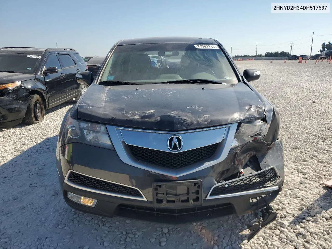 2013 Acura Mdx Technology VIN: 2HNYD2H34DH517637 Lot: 74307714