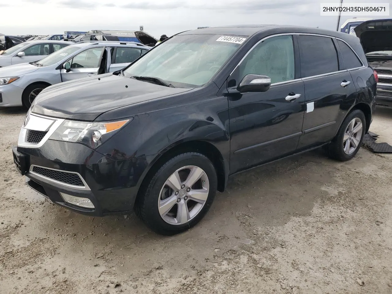 2013 Acura Mdx Technology VIN: 2HNYD2H35DH504671 Lot: 74457704