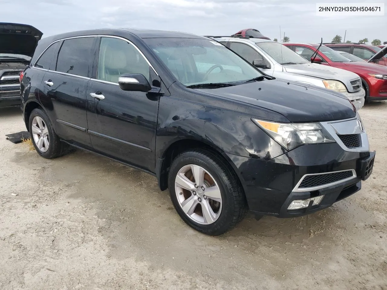 2013 Acura Mdx Technology VIN: 2HNYD2H35DH504671 Lot: 74457704