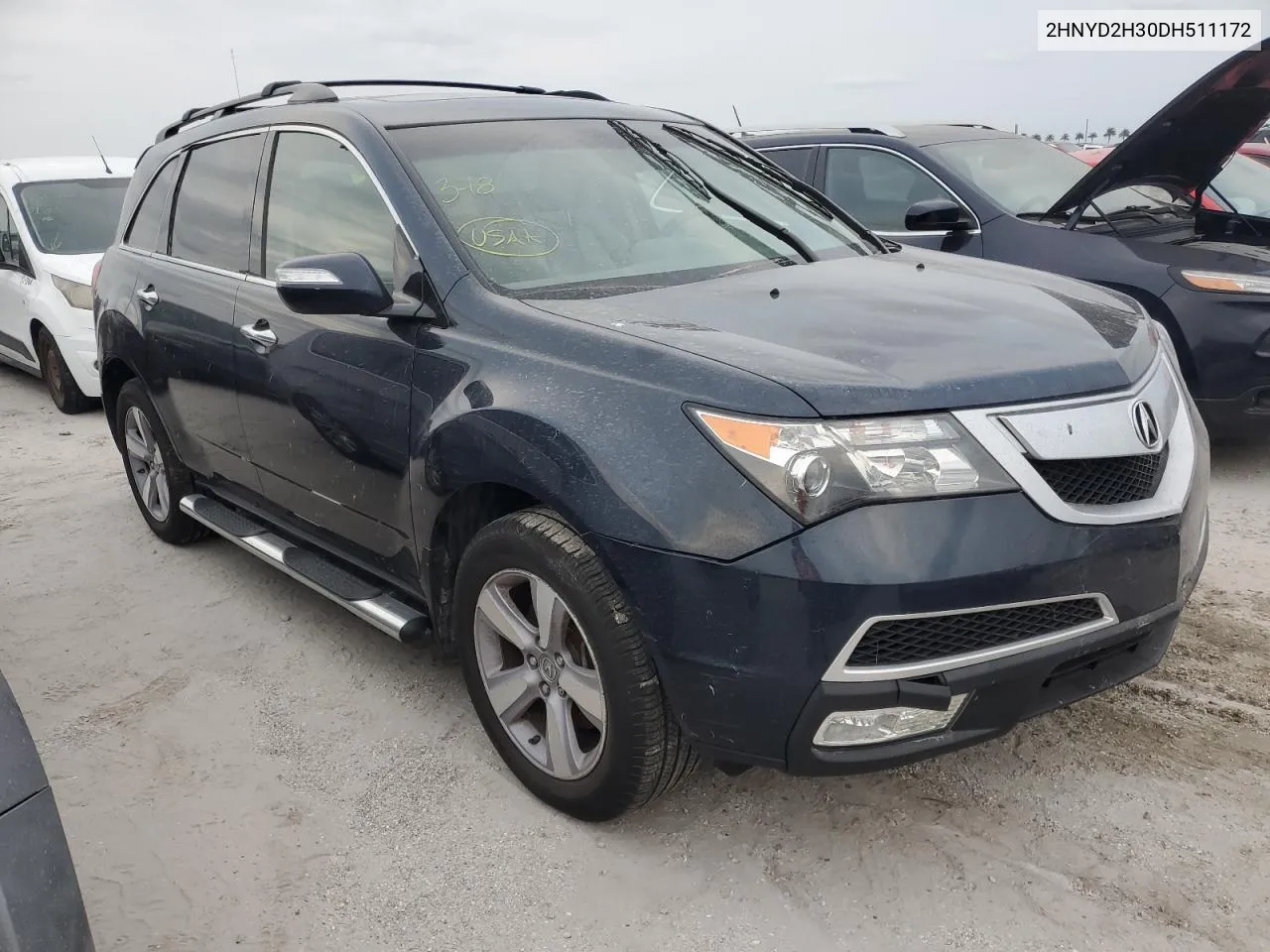 2013 Acura Mdx Technology VIN: 2HNYD2H30DH511172 Lot: 74927614