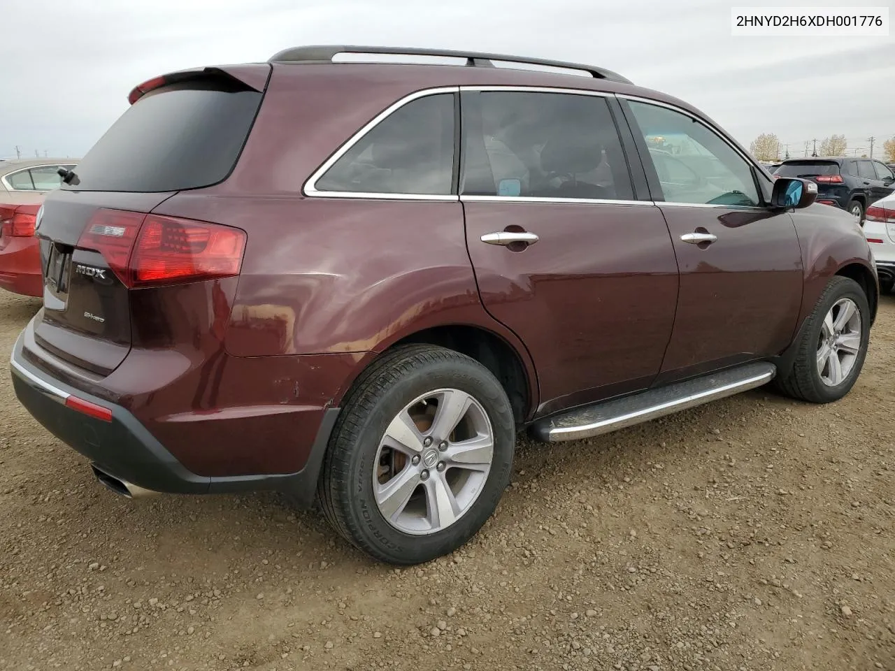 2013 Acura Mdx Advance VIN: 2HNYD2H6XDH001776 Lot: 75751234