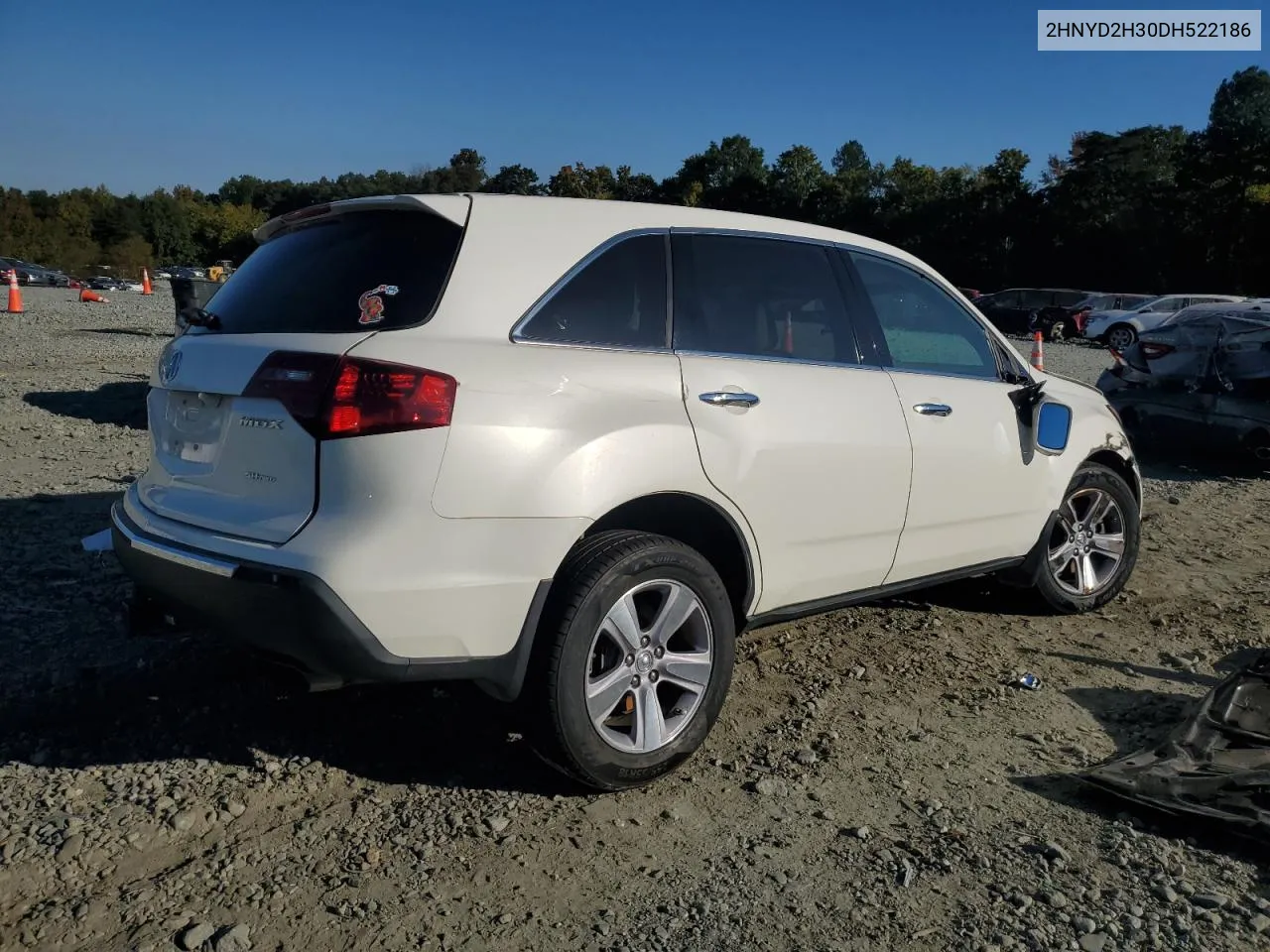 2013 Acura Mdx Technology VIN: 2HNYD2H30DH522186 Lot: 76096424