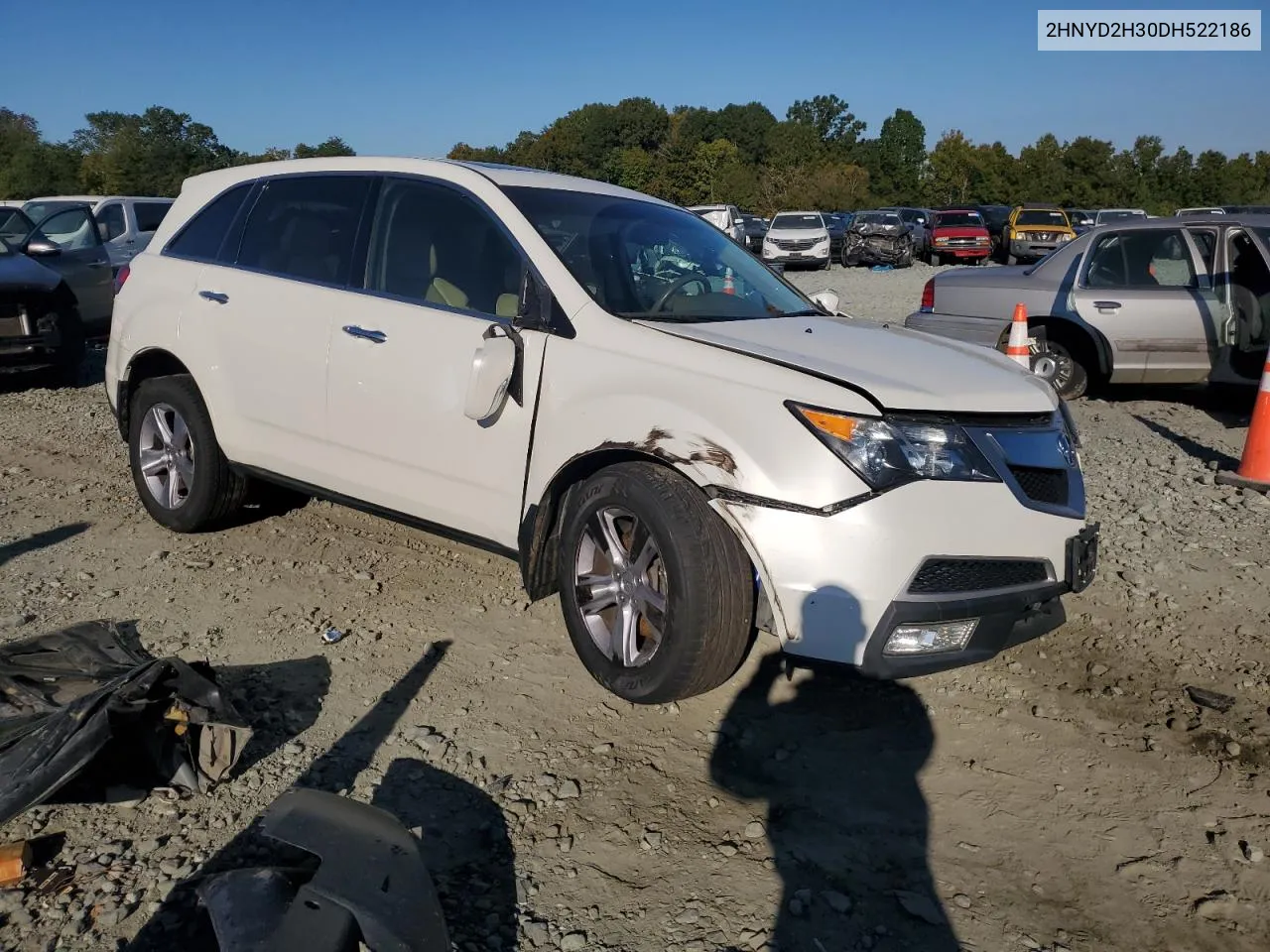 2013 Acura Mdx Technology VIN: 2HNYD2H30DH522186 Lot: 76096424